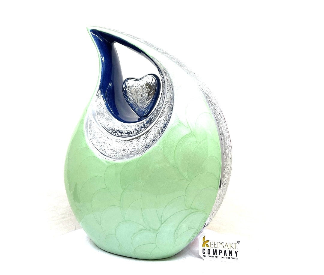 Multicolored Teardrop Urn - Urns for Ashes - urns for human ashes female - Cremation Urns for Adult Ashes  - Urns - Keepsake Urn