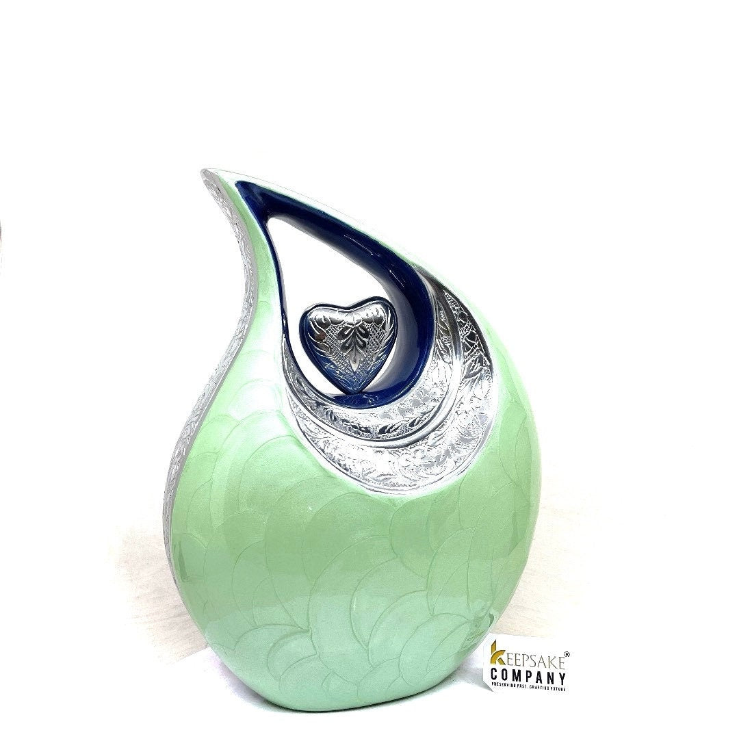 Multicolored Teardrop Urn - Urns for Ashes - urns for human ashes female - Cremation Urns for Adult Ashes  - Urns - Keepsake Urn