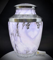 White Marble Cremation urn - Funeral Urn for Human Ash - Urn for Ashes Male - Urn - Decorative Urns - Burial Urn - Urns - Erns - Ern