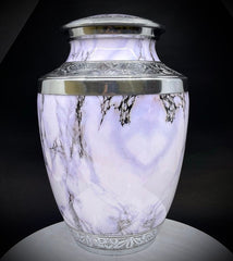 White Marble Cremation urn - Funeral Urn for Human Ash - Urn for Ashes Male - Urn - Decorative Urns - Burial Urn - Urns - Erns - Ern