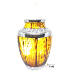 Sunny Day Jungle Cremation urn - Funeral Urn for Human Ash - Urn for Ashes Male - Urn - Decorative Urns - Burial Urn - Urns - Erns - Ern