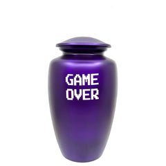 Game Over Cremation Urn for Ashes - Funeral Urn for Human - Urn for Ashes Male - Urn - Decorative Urns - Burial Urn - Urns - Erns - Ern