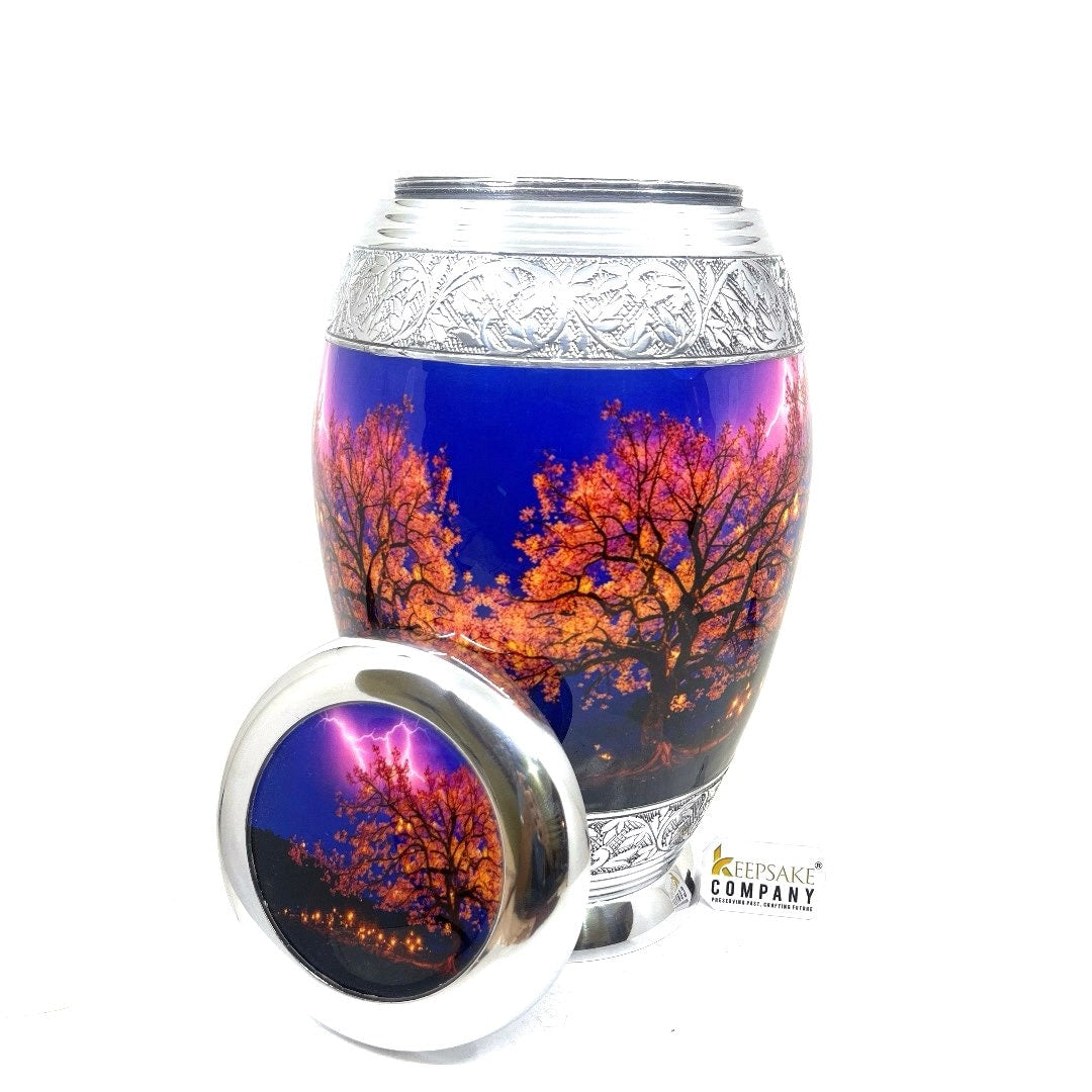 Tree of Life Cremation urn - Funeral Urn for Human Ash - Urn for Ashes Male - Urn - Decorative Urns - Burial Urn - Urns - Erns - Ern