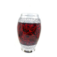 Red Roses Cremation urn for Human Ash - Urn for Ashes Male - Urn - Decorative Urns - Burial Urn - Urns - Erns for the Ashes - Ern