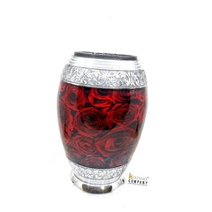 Red Roses Cremation urn for Human Ash - Urn for Ashes Male - Urn - Decorative Urns - Burial Urn - Urns - Erns for the Ashes - Ern