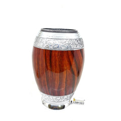 Wooden Finish cremation urn for ashes - Urns for Human Ash - Urn for Ashes Male - Urn - Decorative Urns - Burial Urn  by Keepsake Co.
