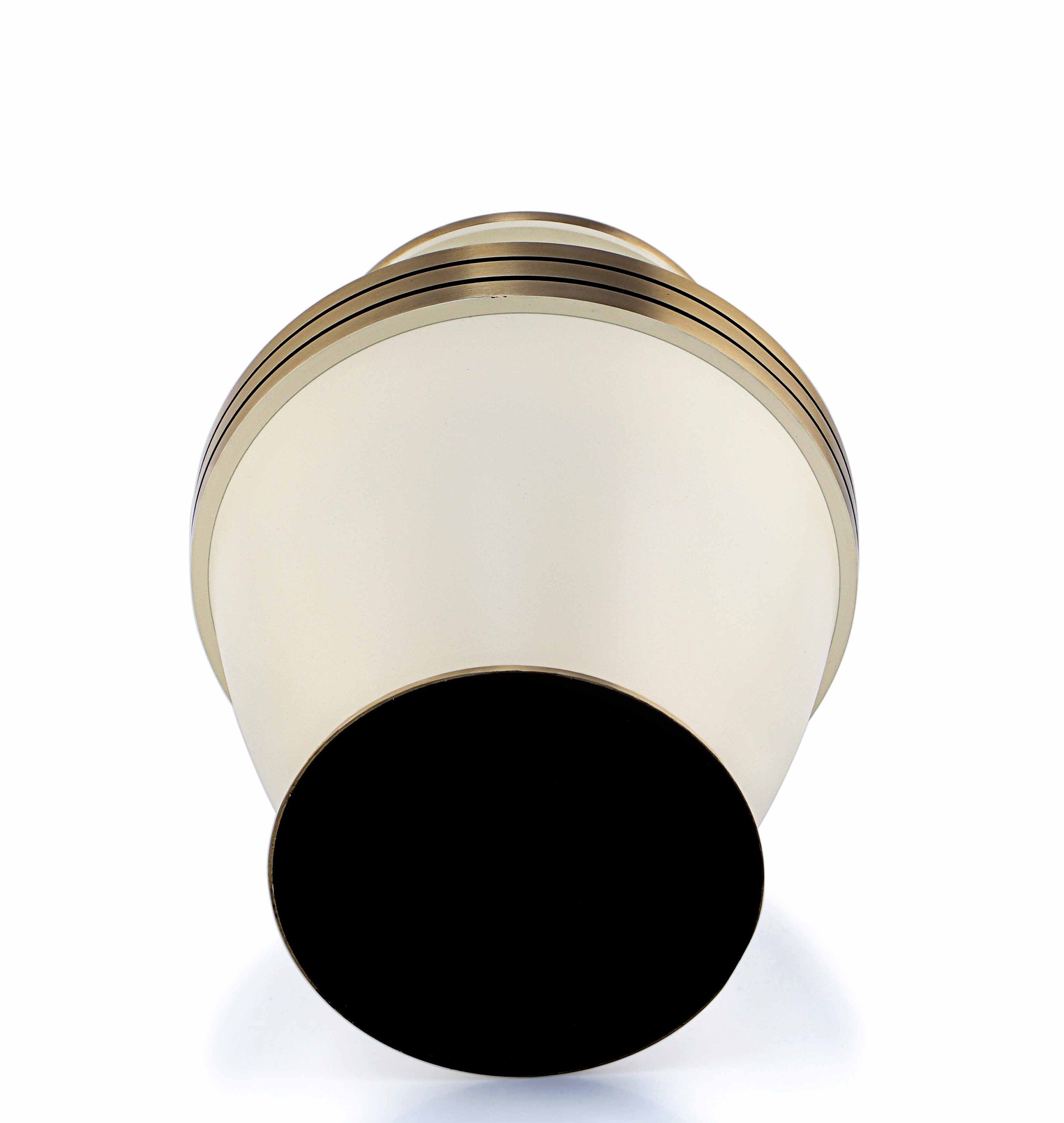White Cremation Urns for Adult Ashes with Golden Band - Urns for Ashes Adult Male - Urns for Human Ashes - Decorative Urns from Keepsake Co.