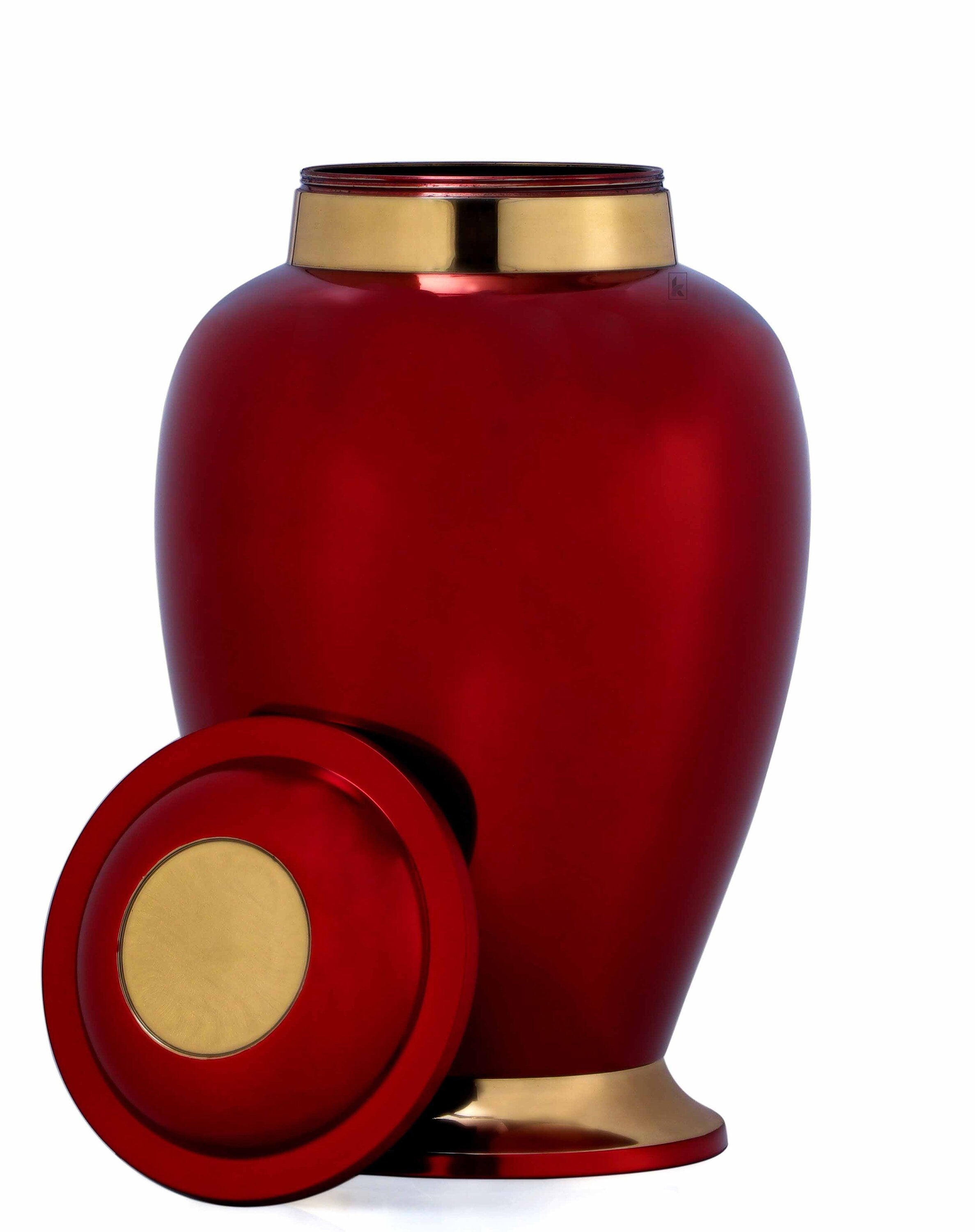 Elegant Engravable Red/ Maroon Adult Urn