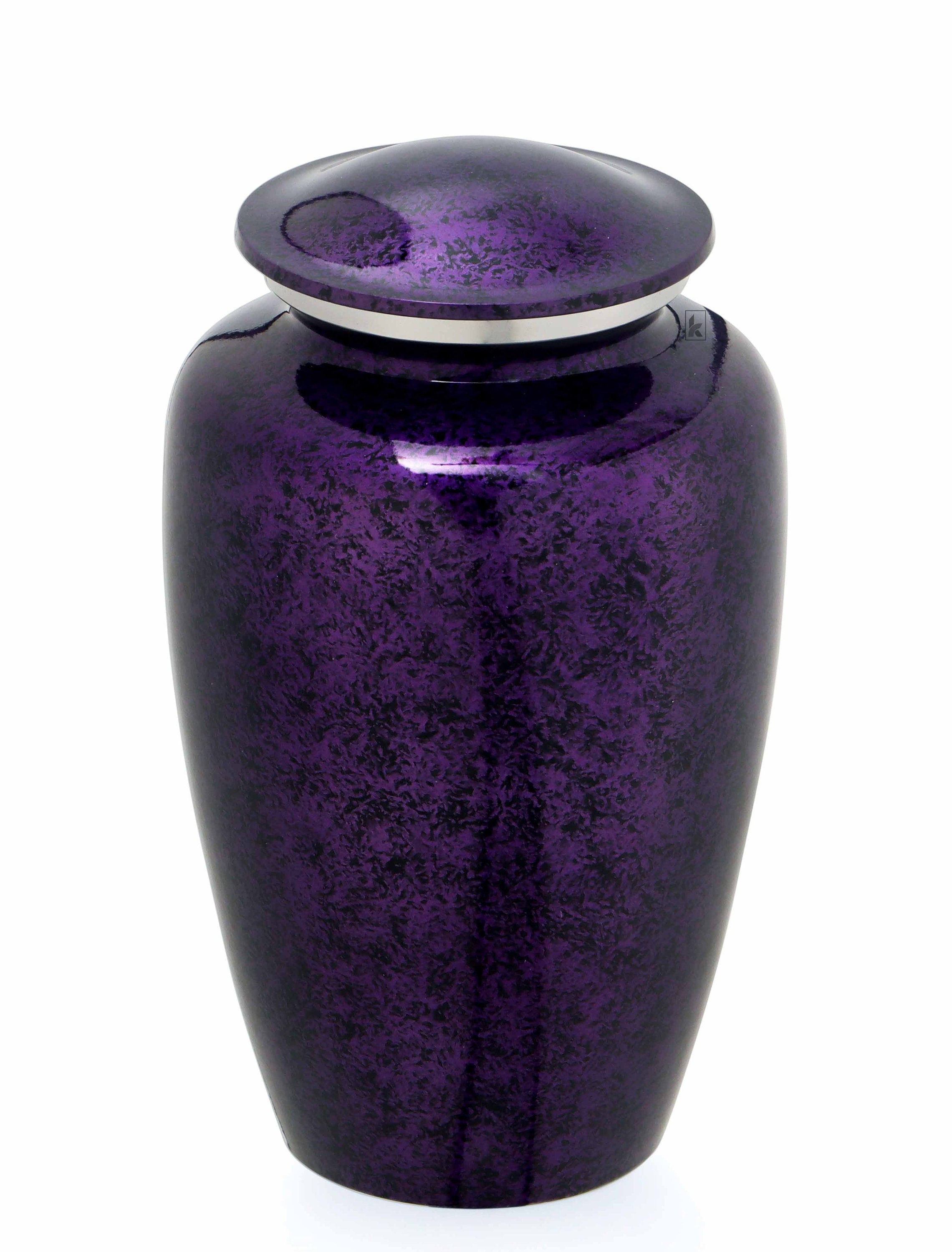 Purple Adult Urn / Can be Engraved / Full size Urn for Human Ashes from Keepsake Company