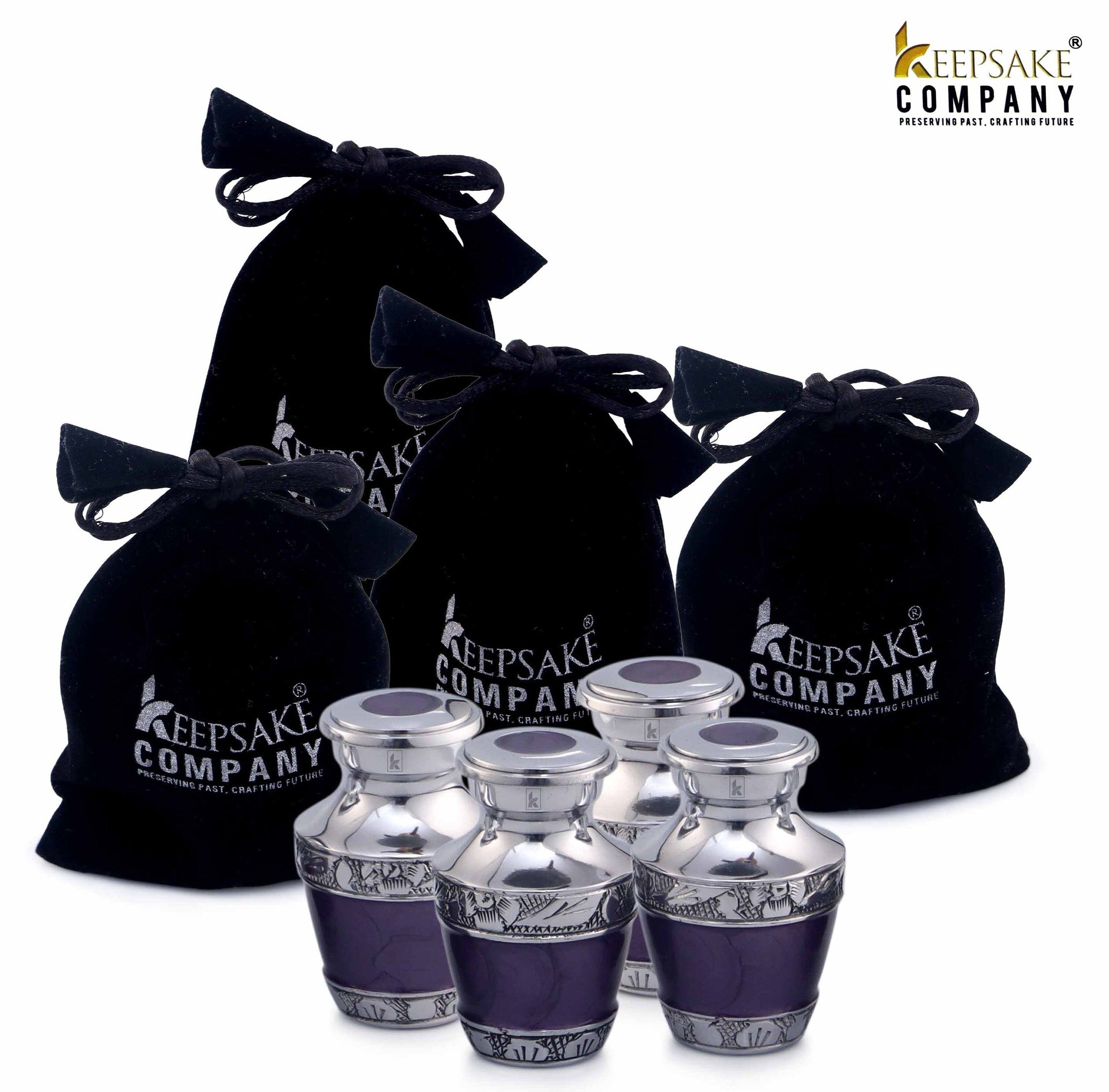 Small Urns for Human Ashes - Mini Urns for Human Ashes - Keepsake Urns for Human Ashes - Small Urn - Small Urns for Ashes -  1, Set of 4 & 6