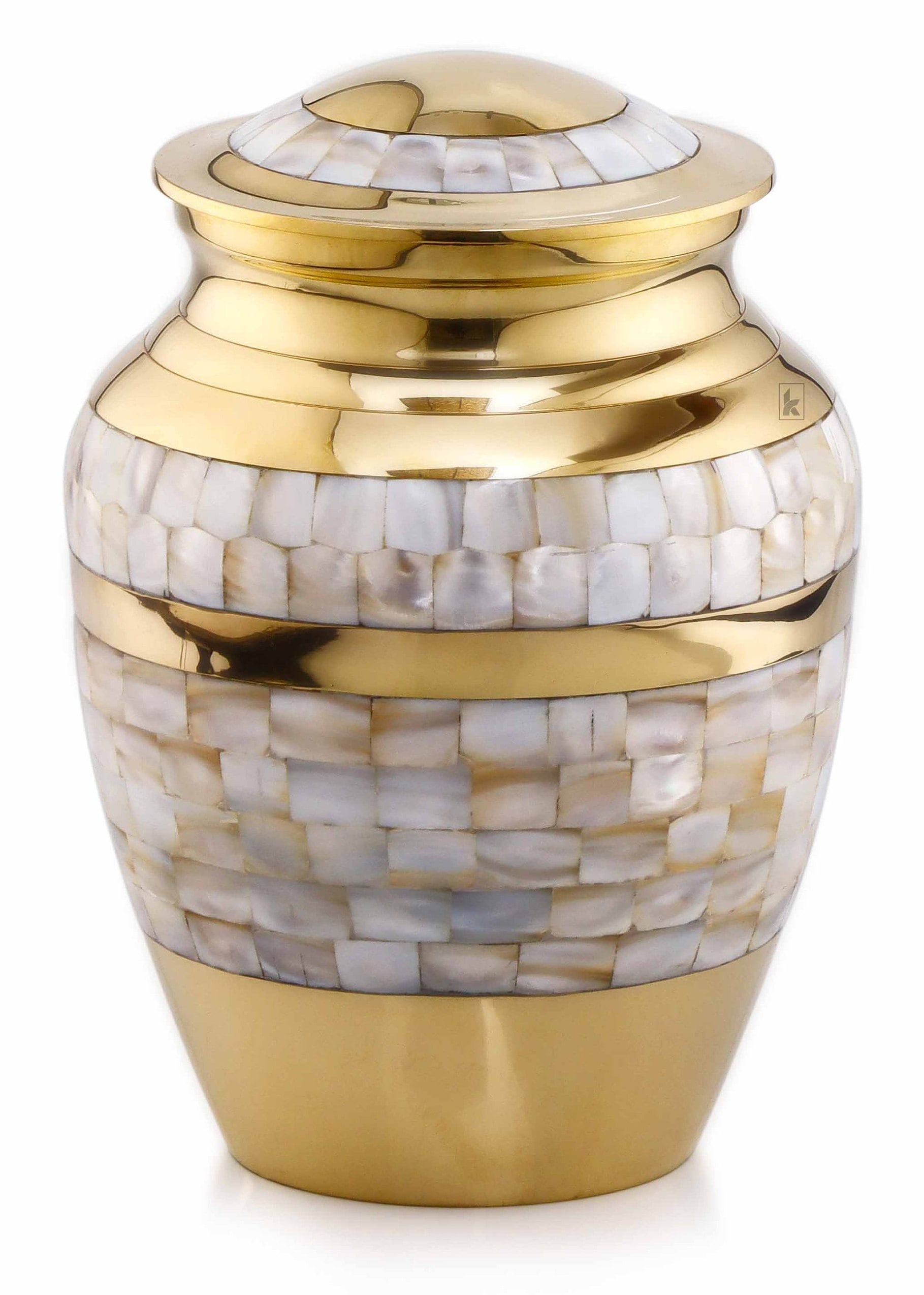 Mother of Pearl Adult Urn for Human Ashes - Urn - Cremation Urns for Adult Ashes - Urn - Urns for Ashes Adult Male - Urns for Human Ashes