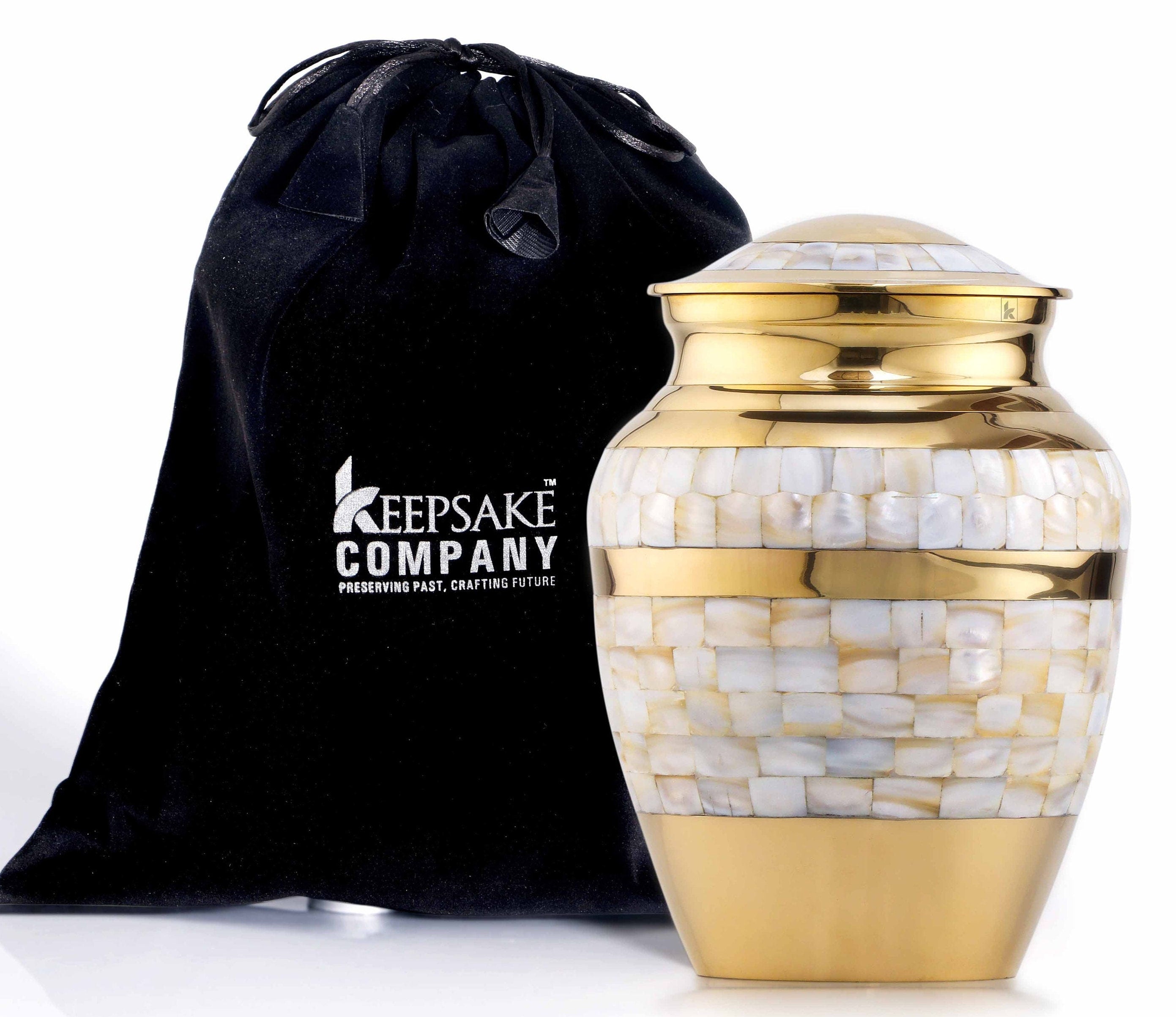 Mother of Pearl Adult Urn for Human Ashes - Urn - Cremation Urns for Adult Ashes - Urn - Urns for Ashes Adult Male - Urns for Human Ashes