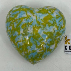 Keepsake Company's Heart Shaped Urn in multicolor for Human Ashes - Perfect for Adults & Infants