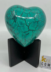 Keepsake Company's Heart Shaped Urn in Green color for Human Ashes - Perfect for Adults & Infants