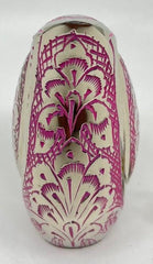 Keepsake Company's Pink and Nickel teardrop mini Cremation Urn For Human Ashes - Perfect for Adult and Infants