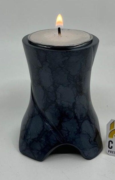 Keepsake Company's Tealight Cremation Urn in Dark Cloud design