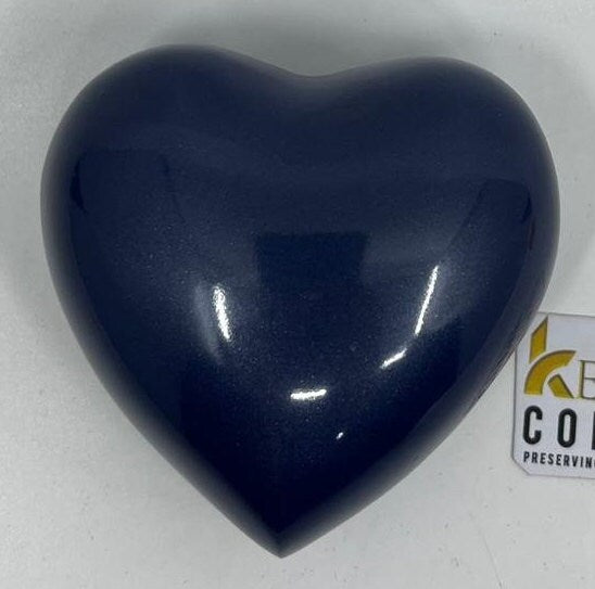 Heart Urn in Blue Colour / Small Urns for Human Ashes / Mini Urns for Humar Ashes from Keepsake Company