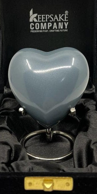 Keepsake Company's Heart Shaped Urns in dark shade - Perfect for Adults & Infants