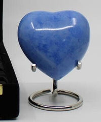 Keepsake Company's Heart Shaped customisable / Engravable Urns for Human Ashes - Perfect for Adults & Infants