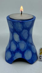 Keepsake Company's Tealight Cremation Urn in Blue Cloud design