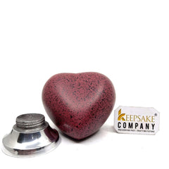 Heart Shaped Engravable/ Customised Urns - Mini Urn for Human Ashes - Perfect for Cremation Urns from Keepsake company