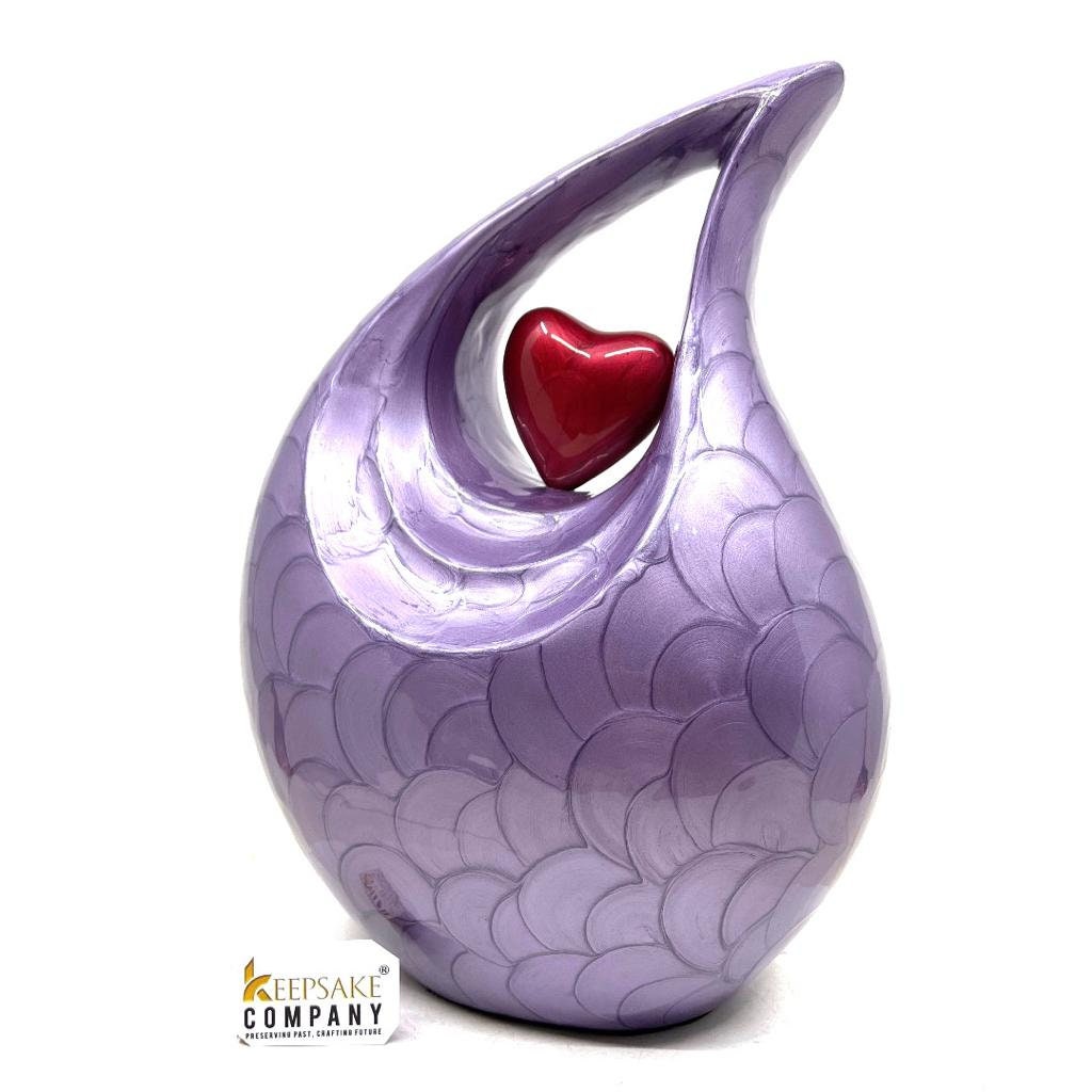 Purple Cremation Urns for Adult Ashes - Urns for Ashes Adult Male - Urns for Human Ashes - Urn - Urns - Decorative Urns from Keepsake Comp.