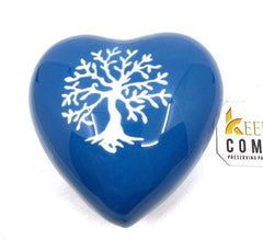 Keepsake Company's Heart Shaped Tree of Life Engravable/ Customised Urns - Perfect for Adults & Infants