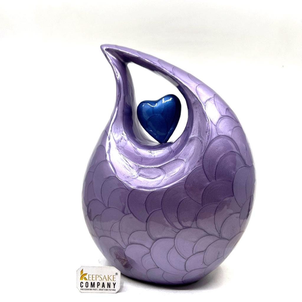 Purple Teardrop cremation urns for adult ashes - Urn - Urns for Ashes Adult Male - Urns for Human Ashes - Cremation Urn - Funeral Urns