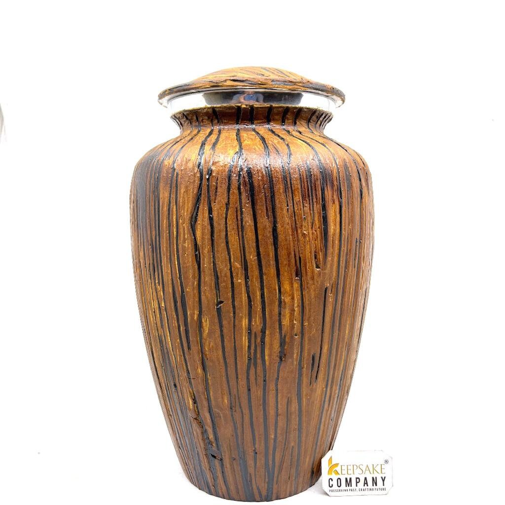 Wooden finish Adult Cremation Urn for Human Ashes - Cremation Urn - Can be Personalized - Memorial Urn - Urn for Ash - Keepsake Urn