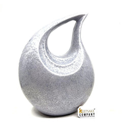 Crackle Teardrop Urns for Ashes Adult Male - Urns for Human Ashes - Urn - Cremation Urns for Adult Ashes - Ashes Keepsake - Cremation Urns