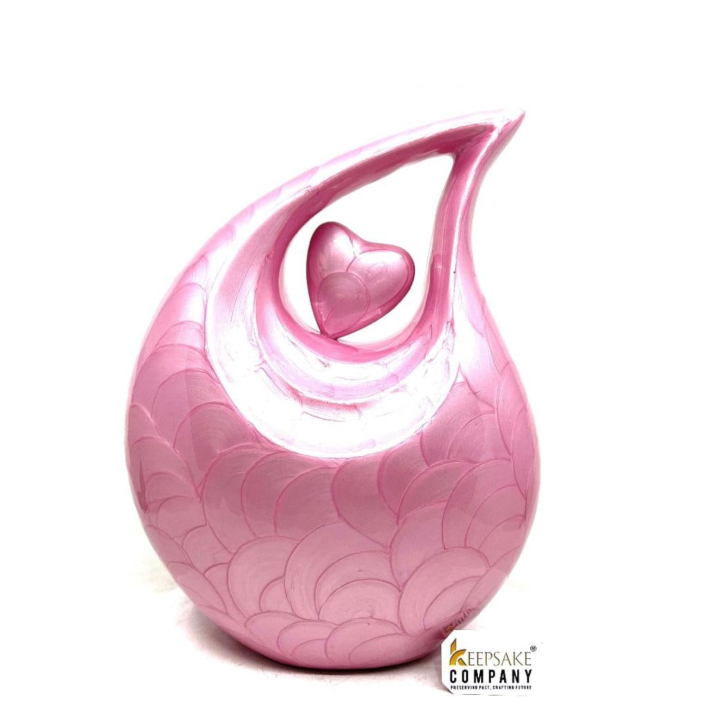 Pink Teardrop Cremation Urns for Adult Ashes - Urn - Urns for Ashes Adult Male - Urns for Human Ashes - Cremation Urn - Funeral Urns -Burial