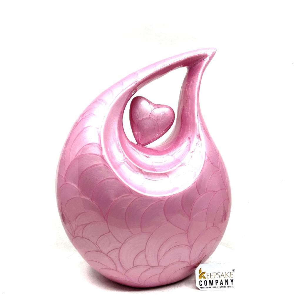 Pink Teardrop Cremation Urns for Adult Ashes - Urn - Urns for Ashes Adult Male - Urns for Human Ashes - Cremation Urn - Funeral Urns -Burial