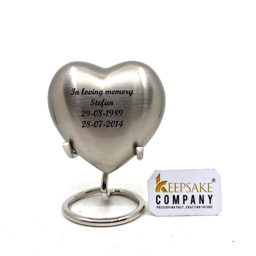 Silver Small Urns for Human Ashes - Mini Urns for Human Ashes - Urns - Urn - Ashes Urn - Keepsake Urns for Human Ashes - Urn for Human Ashes