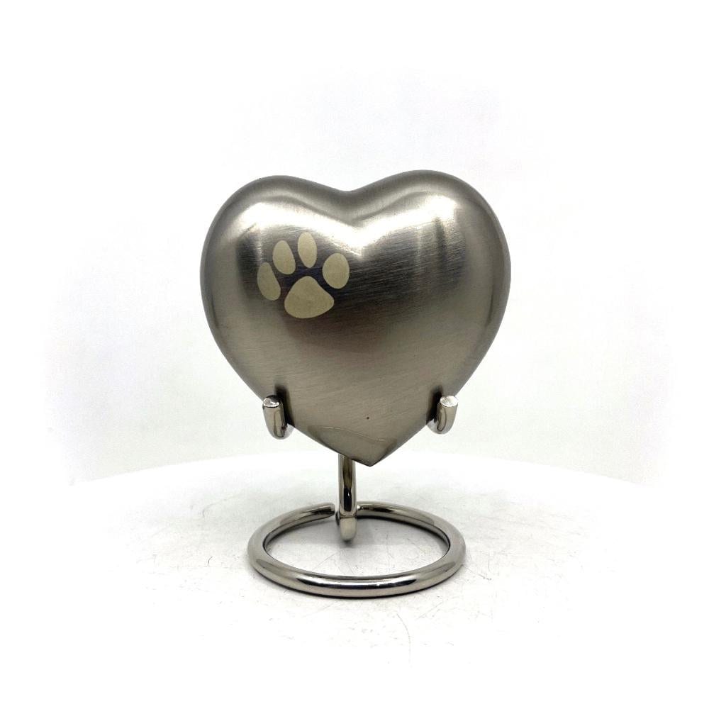 Silver Pet Urn - Pet Urns - Pet Urns for Dogs Ashes - Dog Urn - Dog Urns for Ashes  - Urns for Dogs - Urn for Dog Ashes - Cat Urn for Ashes