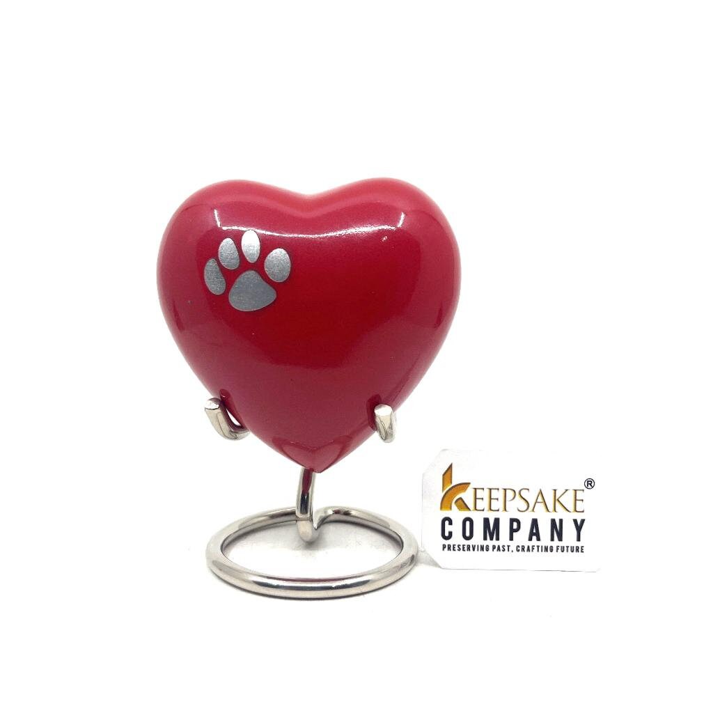 Red Pet Urn - Pet Urns - Pet Urns for Dogs Ashes - Dog Urn - Dog Urns for Ashes  - Urns for Dogs - Urn for Dog Ashes - Cat Urn for Ashes