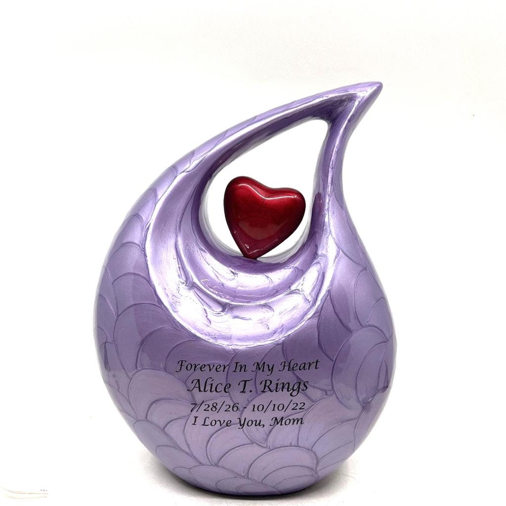 Purple Cremation Urns for Adult Ashes - Urns for Ashes Adult Male - Urns for Human Ashes - Urn - Urns - Decorative Urns from Keepsake Comp.