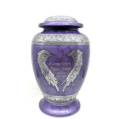 Purple Urns for Ashes Adult Male - Urn - Urns for Human Ashes - Cremation Urns for Adult Ashes - Decorative Urns - Cremation Urn - Burial