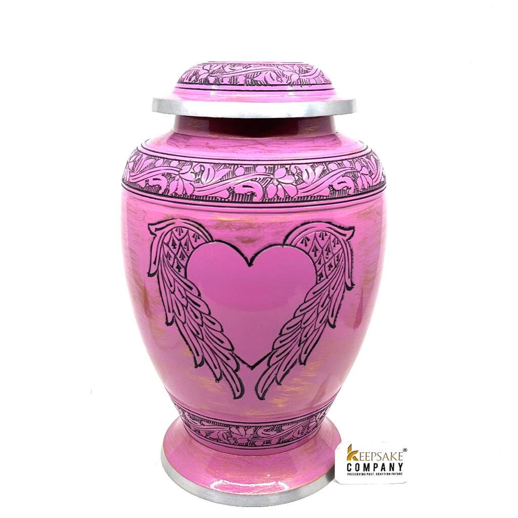 Pink Cremation Urns for Adult Ashes - Urns for Human Ashes - Urns for Ashes Adult Male - Urn - Decorative Urns - Burial Urn - Funeral Urn