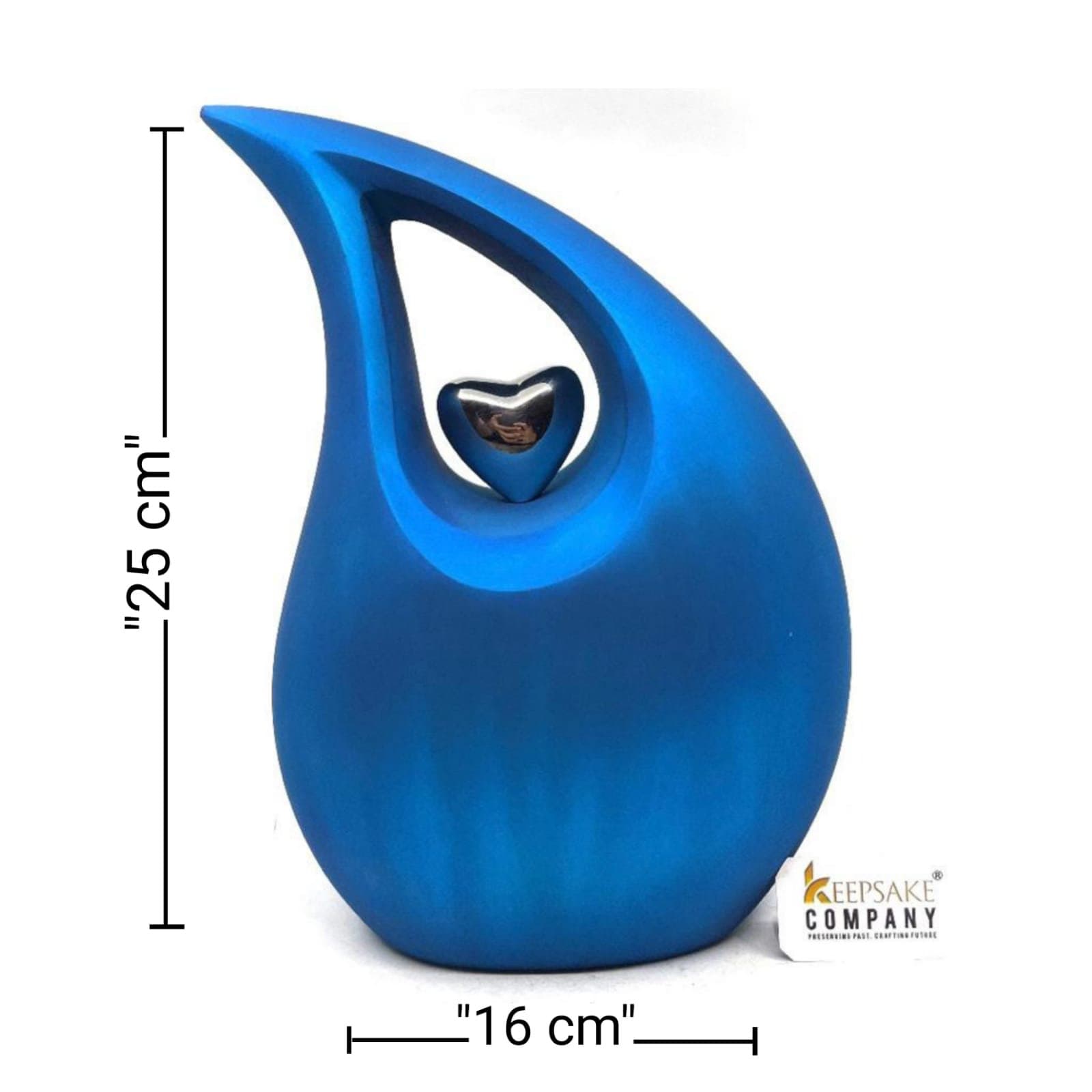 Premium Blue Teardrop Urns for Ashes Adult male - Urn - urns for human ashes adult female - Urns - Cremation Urns for Adult Ashes