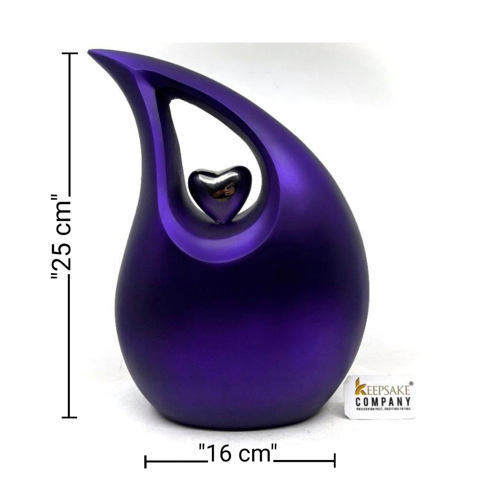 Premium Purple Teardrop Urns for Ashes Adult male - Urn - urns for human ashes adult female - Urns - Cremation Urns for Adult Ashes