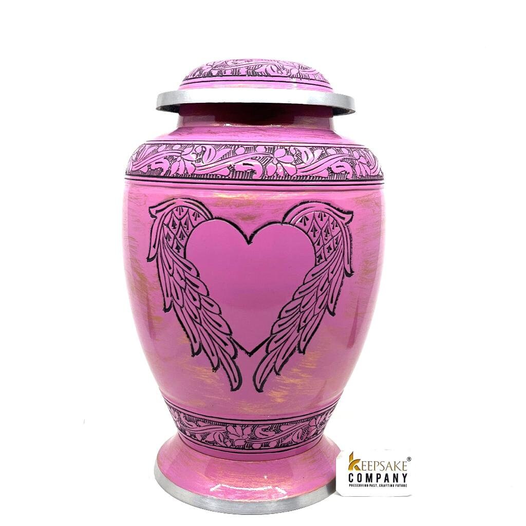 Pink Cremation Urns for Adult Ashes - Urns for Human Ashes - Urns for Ashes Adult Male - Urn - Decorative Urns - Burial Urn - Funeral Urn