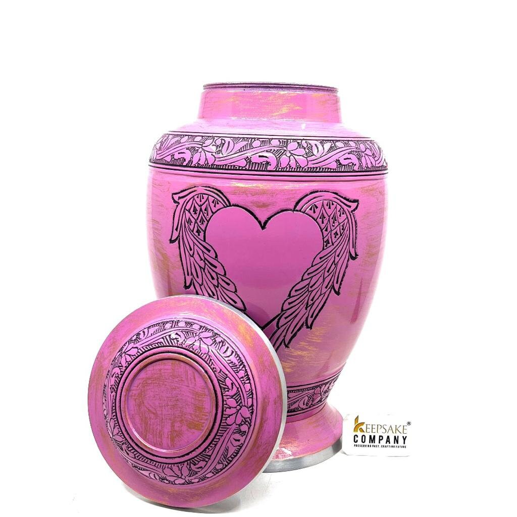 Pink Cremation Urns for Adult Ashes - Urns for Human Ashes - Urns for Ashes Adult Male - Urn - Decorative Urns - Burial Urn - Funeral Urn