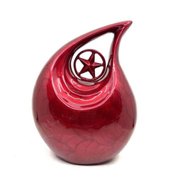 Red Pearl Cremation Urns for Adult Ashes - Urns for Human Ashes Adult Female - Urns for Ashes Adult Male - Urn - Urns from Keepsake Comp.