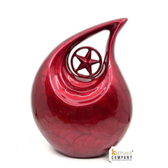 Red Pearl Cremation Urns for Adult Ashes - Urns for Human Ashes Adult Female - Urns for Ashes Adult Male - Urn - Urns from Keepsake Comp.