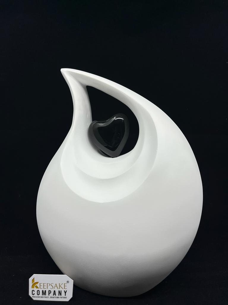 Premium White Teardrop Urns for Ashes Adult male - Urn - urns for human ashes adult female - Urns - Cremation Urns for Adult Ashes