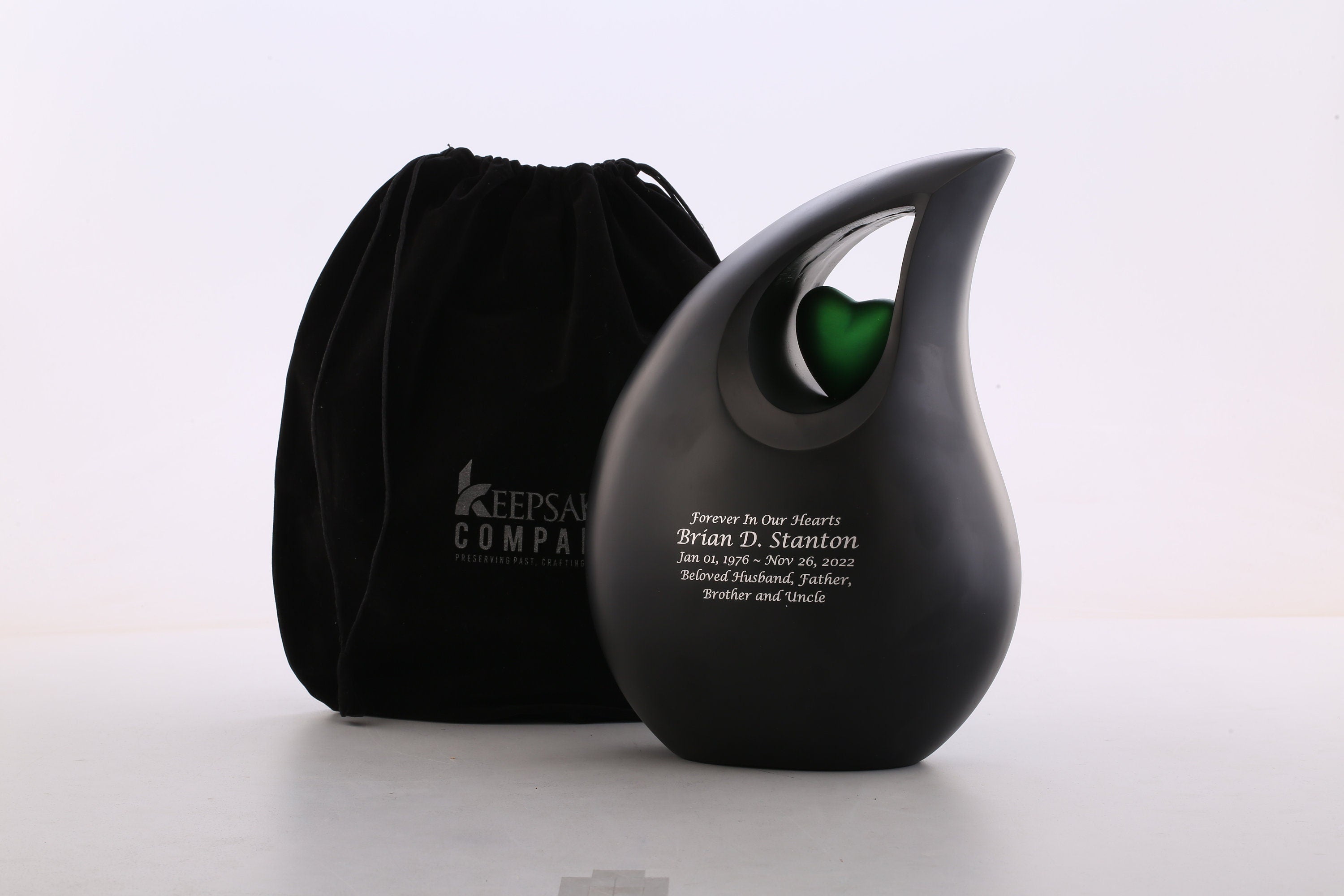 Extra Large / Double Adult Matt Black Cremation Urns for Ashes Adult Male - Adult Urn - Funeral Urn - Urn - Urns for Human Ashes Keepsake