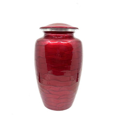 Red Cremation Urns for Adult Ashes - Urns for Human Ashes - Urns for Ashes Adult Male - Urn - Decorative Urns - Burial Urn - Funeral Urn