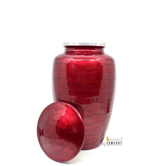 Red Cremation Urns for Adult Ashes - Urns for Human Ashes - Urns for Ashes Adult Male - Urn - Decorative Urns - Burial Urn - Funeral Urn