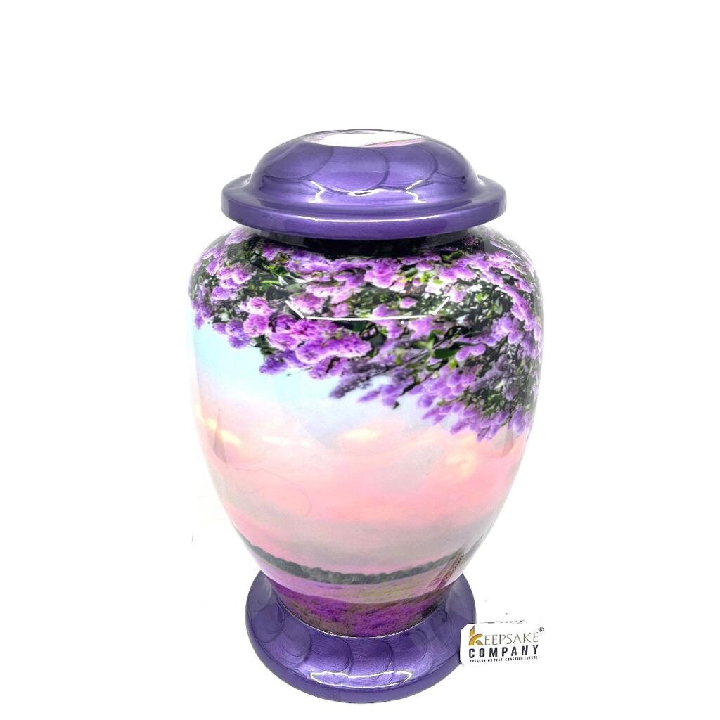 Purple Cremation Urns for Adult Ashes - Urns for Human Ashes - Urns for Ashes Adult Male - Urn - Decorative Urns - Burial Urn - Funeral Urn