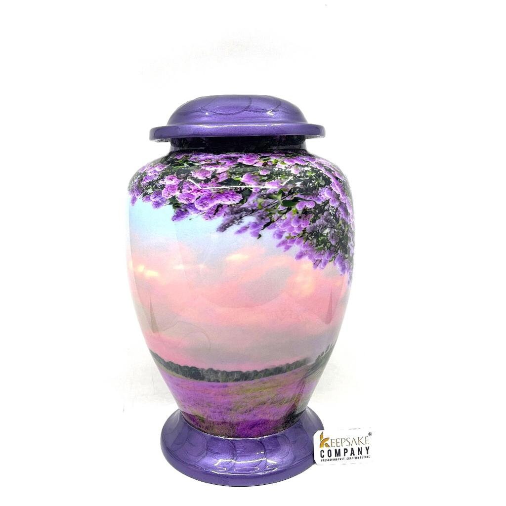 Purple Cremation Urns for Adult Ashes - Urns for Human Ashes - Urns for Ashes Adult Male - Urn - Decorative Urns - Burial Urn - Funeral Urn